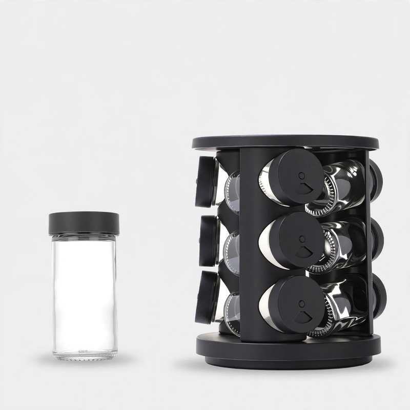 Rotating Coffee Capsule Organizer made of Steel