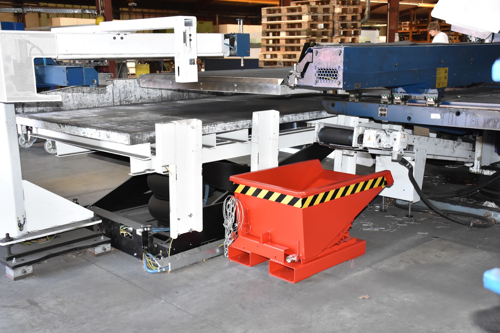 Spaander-kiepcontainer EXPO-E 300, gelakt, Resedagroen