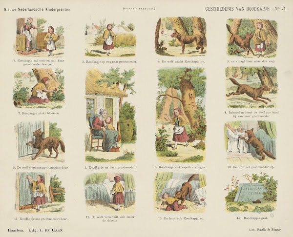 Geschiedenis van Roodkapje 1875 1919
