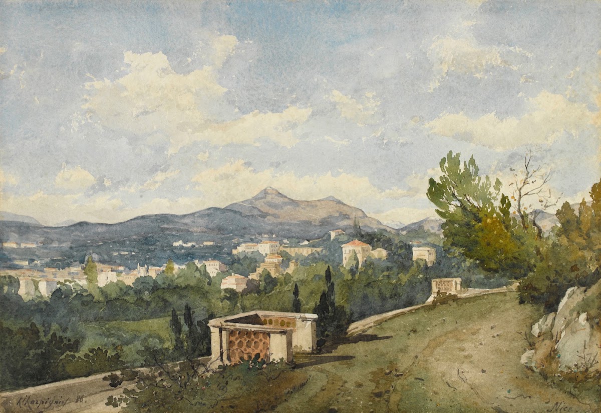 Vue de Nice 1886