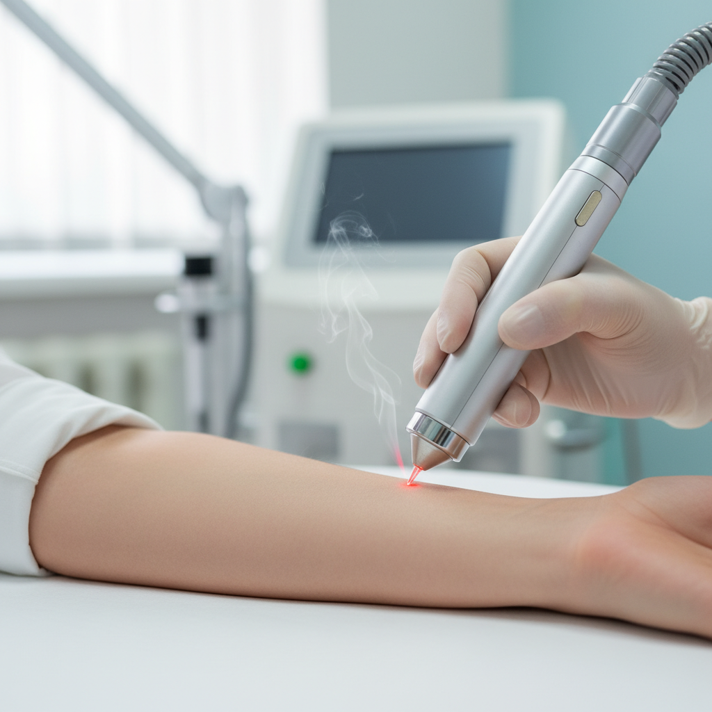 🔥 두 번째: 레이저 치료 (깔끔한 제거)