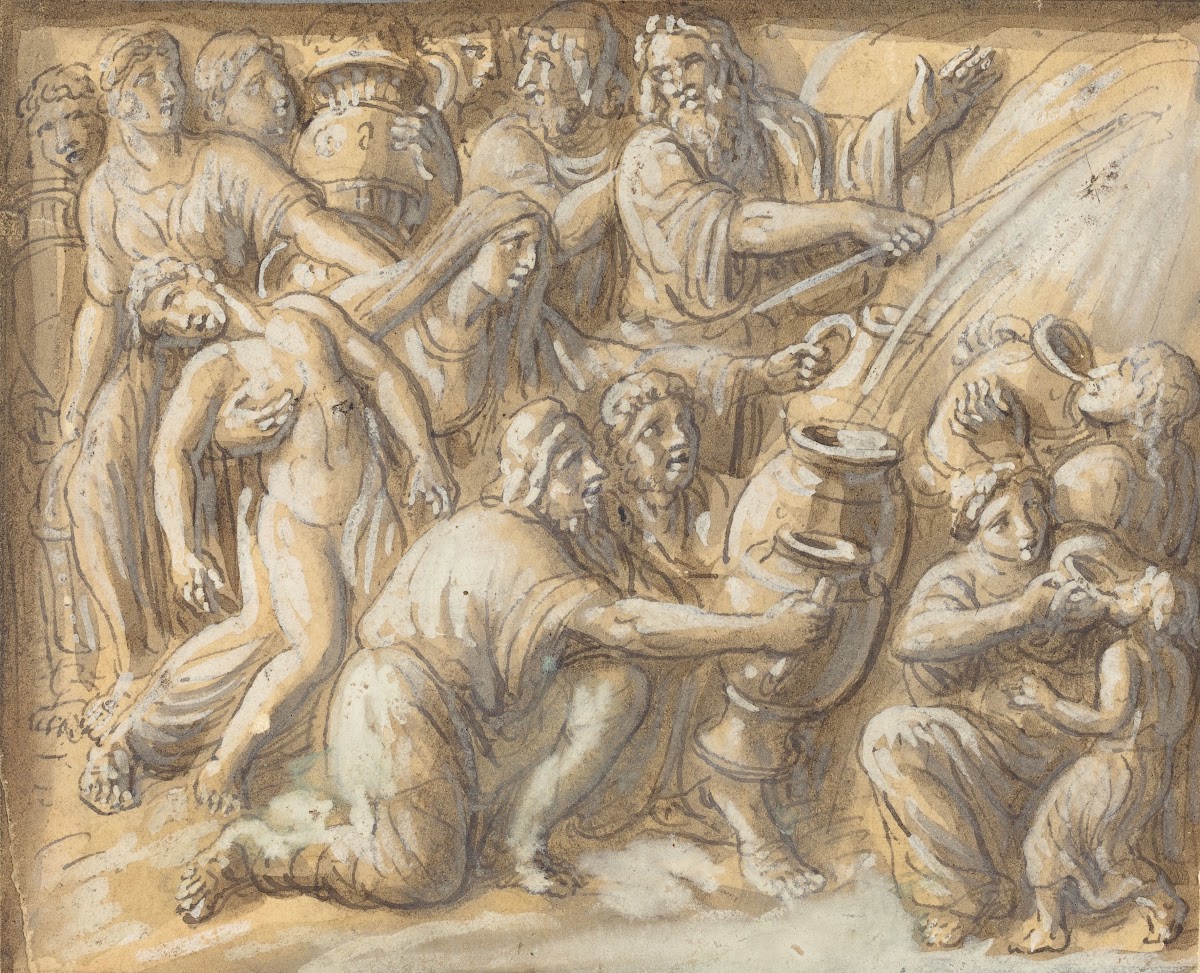Moses Drawing Water From the Rock