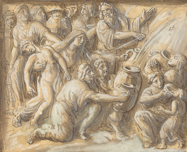 Moses Drawing Water From the Rock