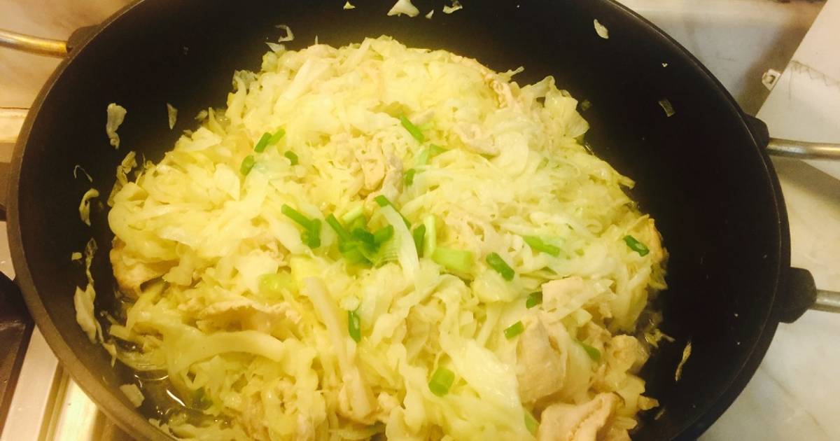 Bắp cải Đà lạt xào thịt thăn