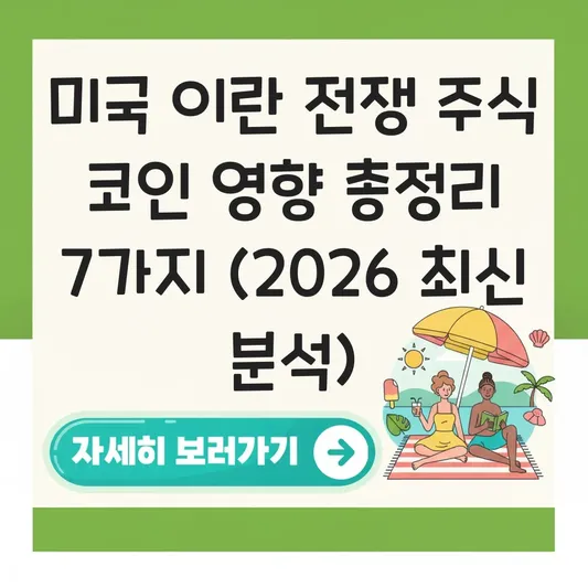 미국 이란 전쟁 주식 코인 영향