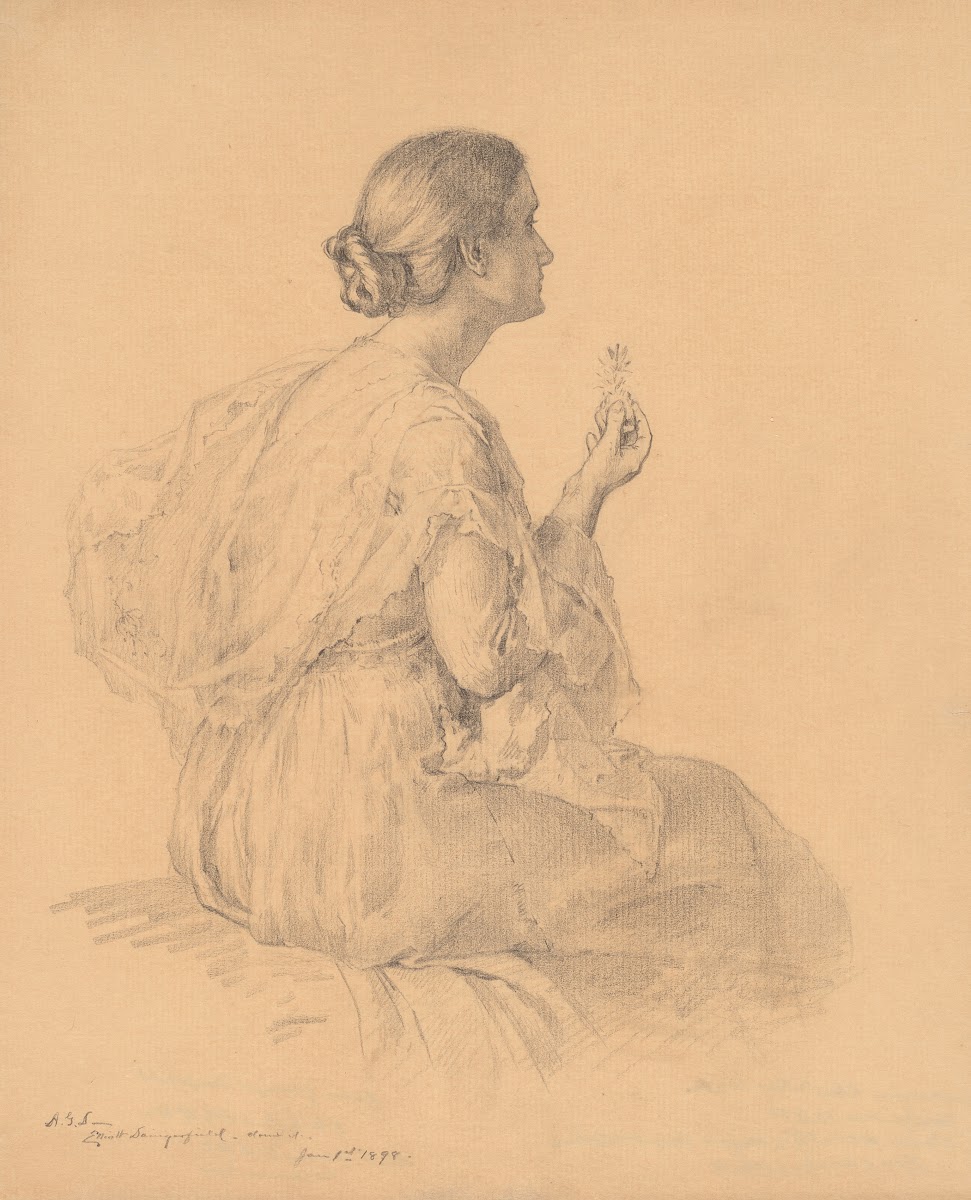 Portrait of the Artists Wife 1898