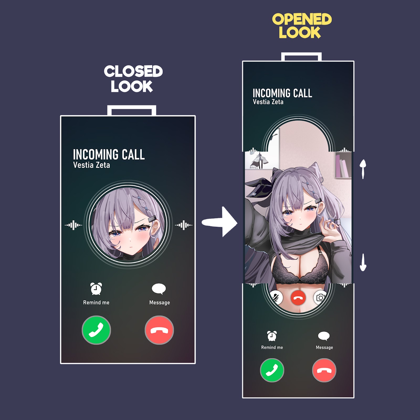 Vestia Zeta Snap-Open Keychain by Roku