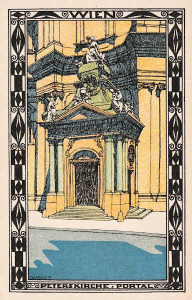 Nr 403 Wien Peterskirche Portal 1911