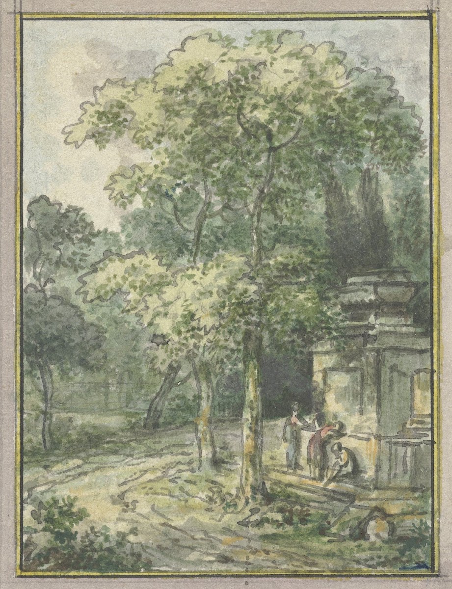 Landschap met fontein 1752   1819