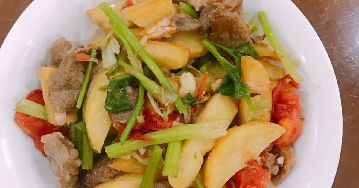Bò xào khoai tây
