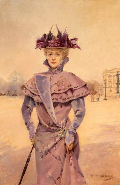 Elégante place de la Concorde 1894