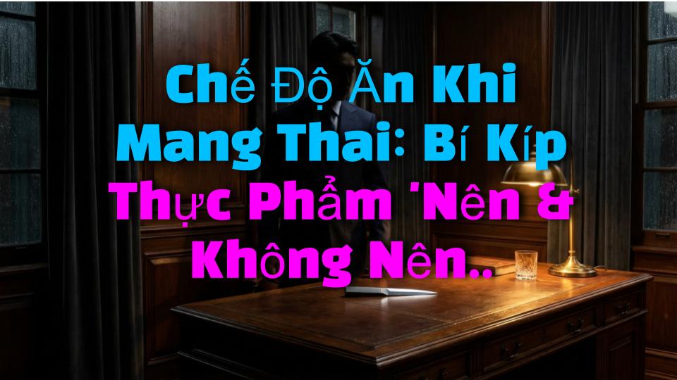 Chế Độ Ăn Khi Mang Thai: Bí Kíp Thực Phẩm Nên & Không Nên Cho Mẹ Bầu!