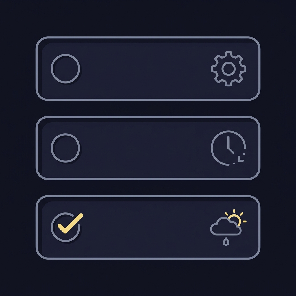 Common NFL Trading Mistakes checklist style vector with three minimalist cards showing check boxes and icons for pre session checks timestamp tests and weather review in Funded Plays colors
