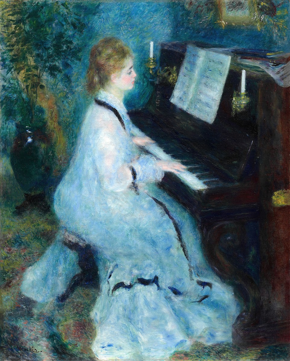 Woman at the Piano 1875