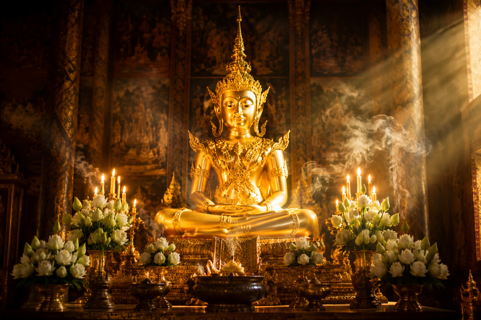 บทสวดมหาจักรพรรดิ หลวงปู่ดู่ วัดสะแก พร้อมคำแปลและวิธีสวดเสริมสิริมงคล