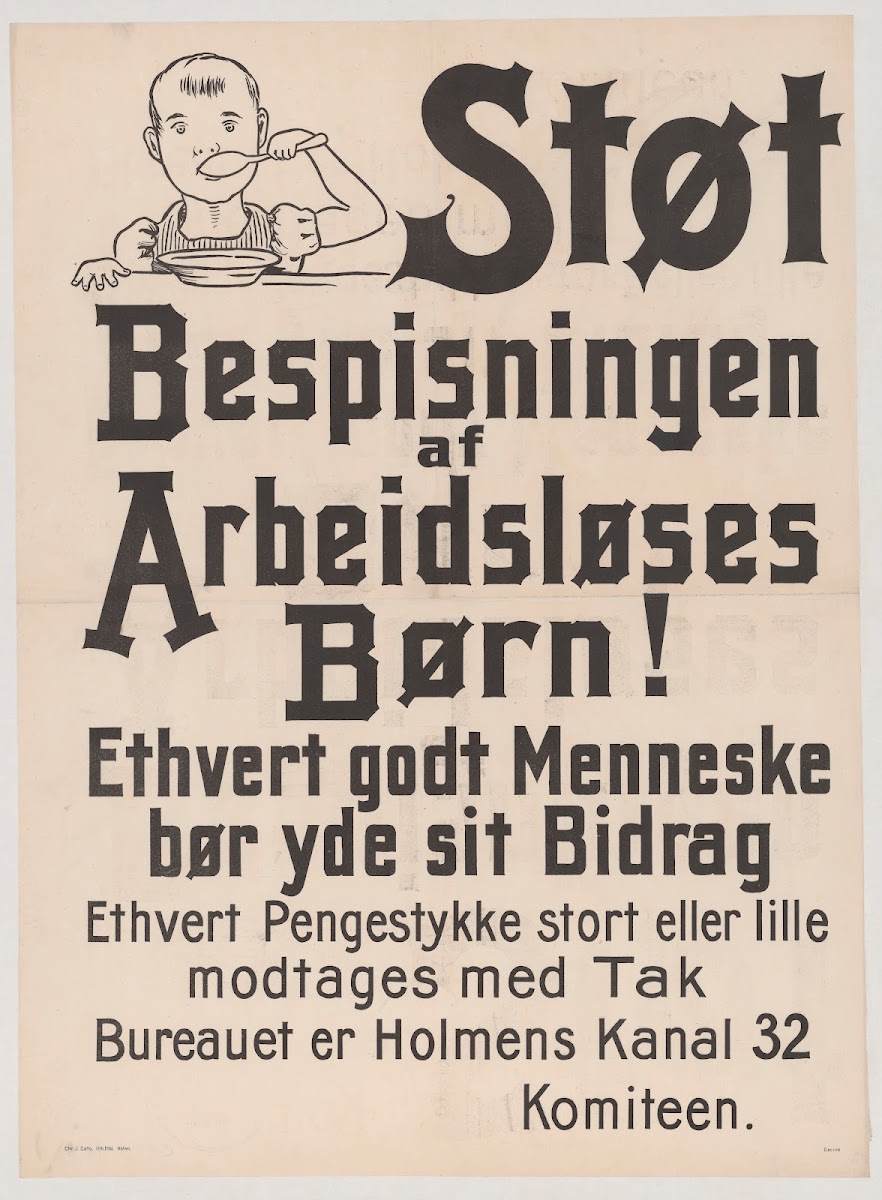 Stot Bespisningen af Arbeidsloses Born  1895 1900