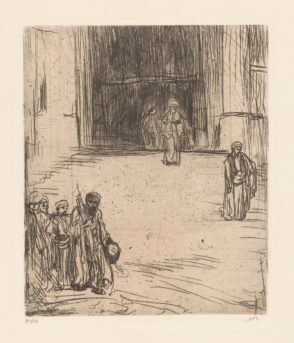 Moskee in Constantinopel 1889