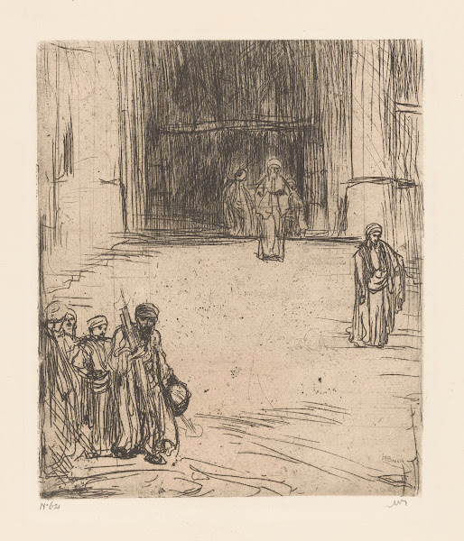 Moskee in Constantinopel 1889