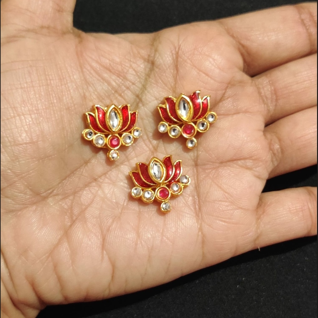 red Meena Lotus New-L254-pack of 3