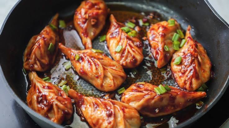 Chilli Garlic Momo