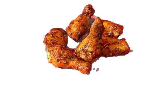 6 chicken wings