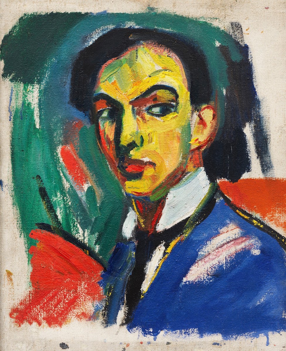 Skizze zu einem Selbstbildnis 1912