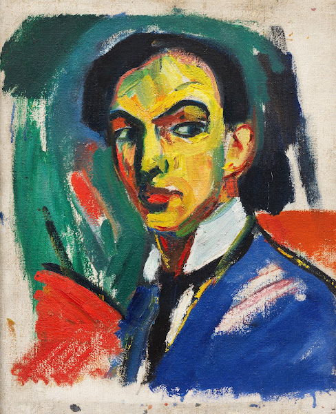 Skizze zu einem Selbstbildnis 1912