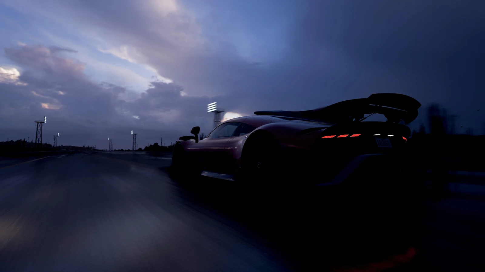 Mercedes AMG One At Twilight - Game Photography 4K Wallpaper (3840x2160)