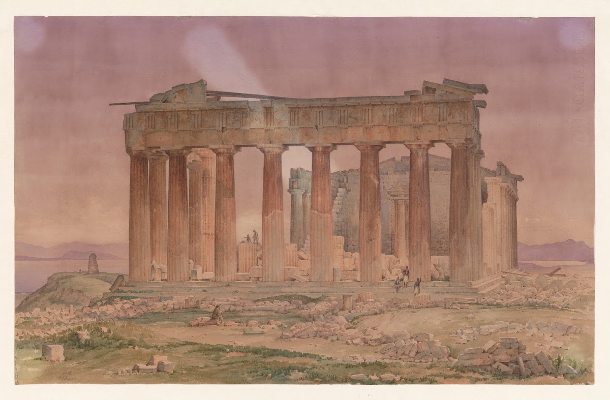 Greece Athens Parthenon 1849 1854