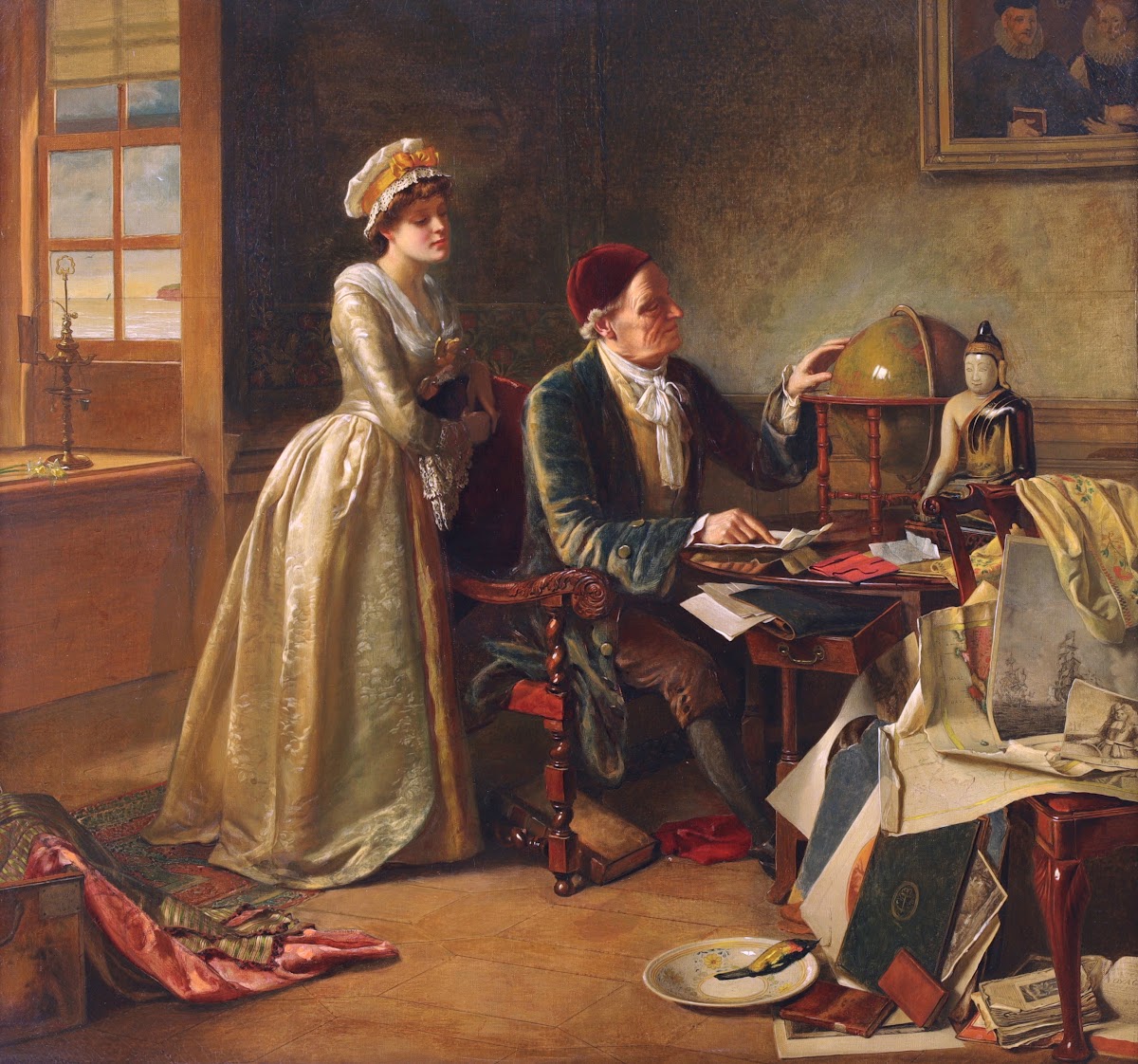 Tracing The Ships Course 1898