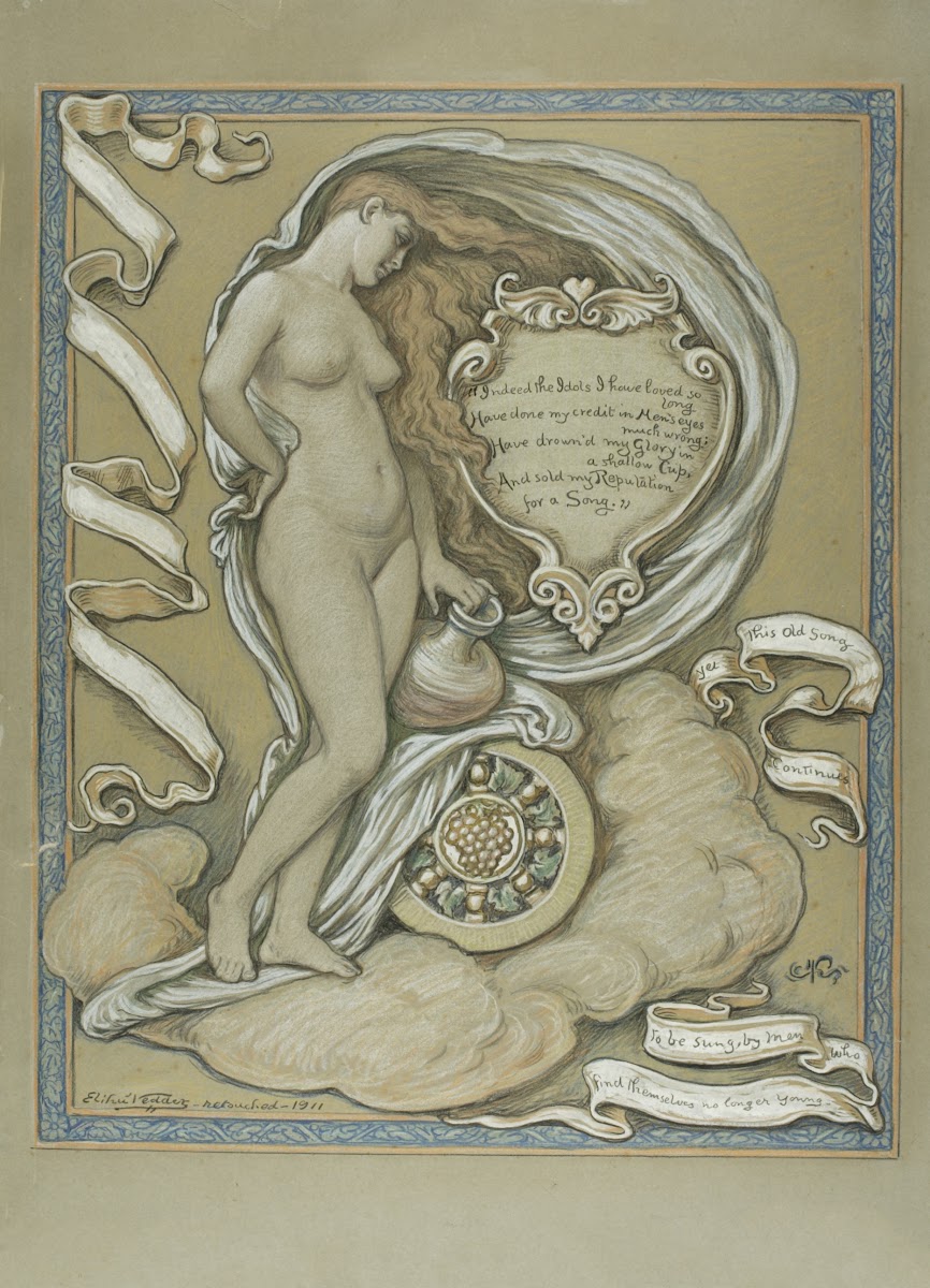 Figure Study for Rubaiyat of Omar Khayyam c 1884