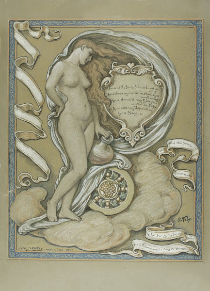 Figure Study for Rubaiyat of Omar Khayyam c 1884