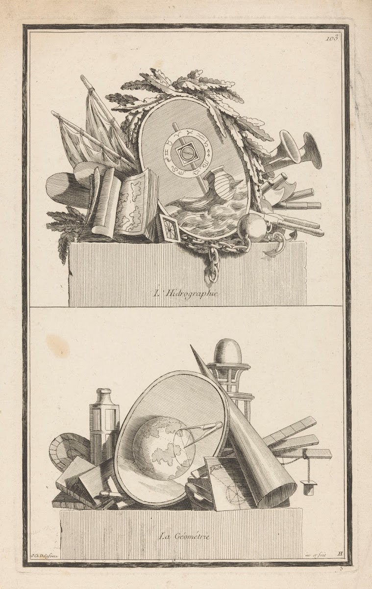 LHidrographie La Géométrie 1768   1771