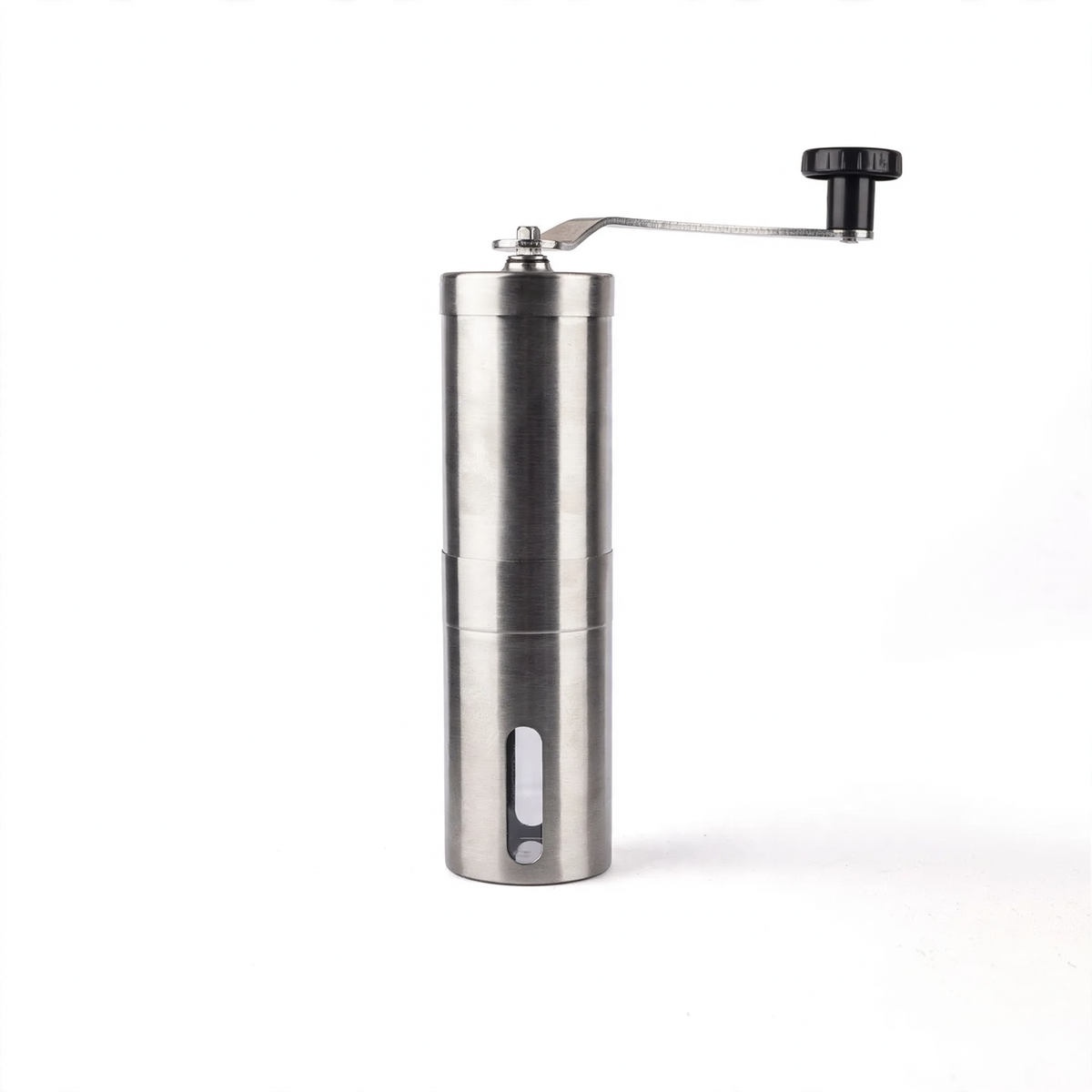 Hand Crank Coffee Grinder Made of Glass