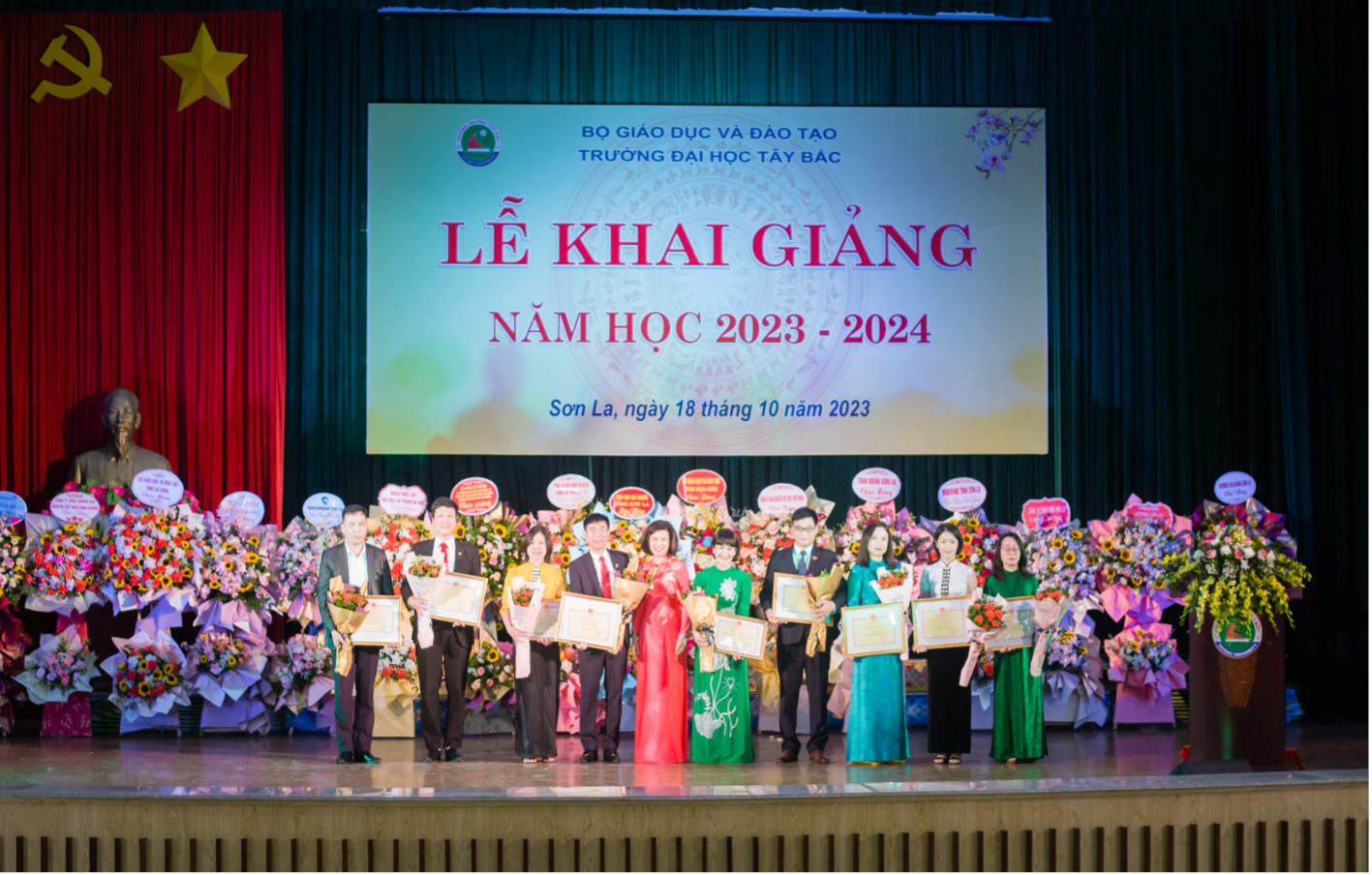 Trường Đại học Tây Bắc tổ chức Lễ Khai giảng năm học 2023 - 2024