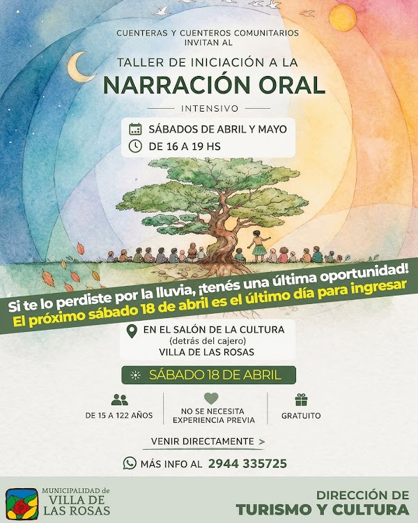 Taller de Iniciación a la Narración Oral