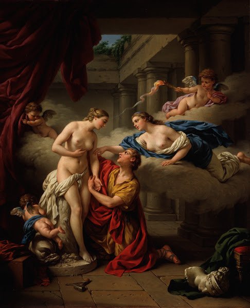 Pygmalion and his statue 1777
