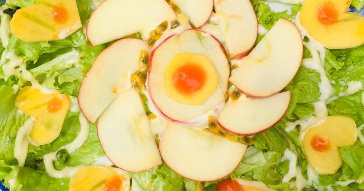 Salad táo sốt Mayonnaise