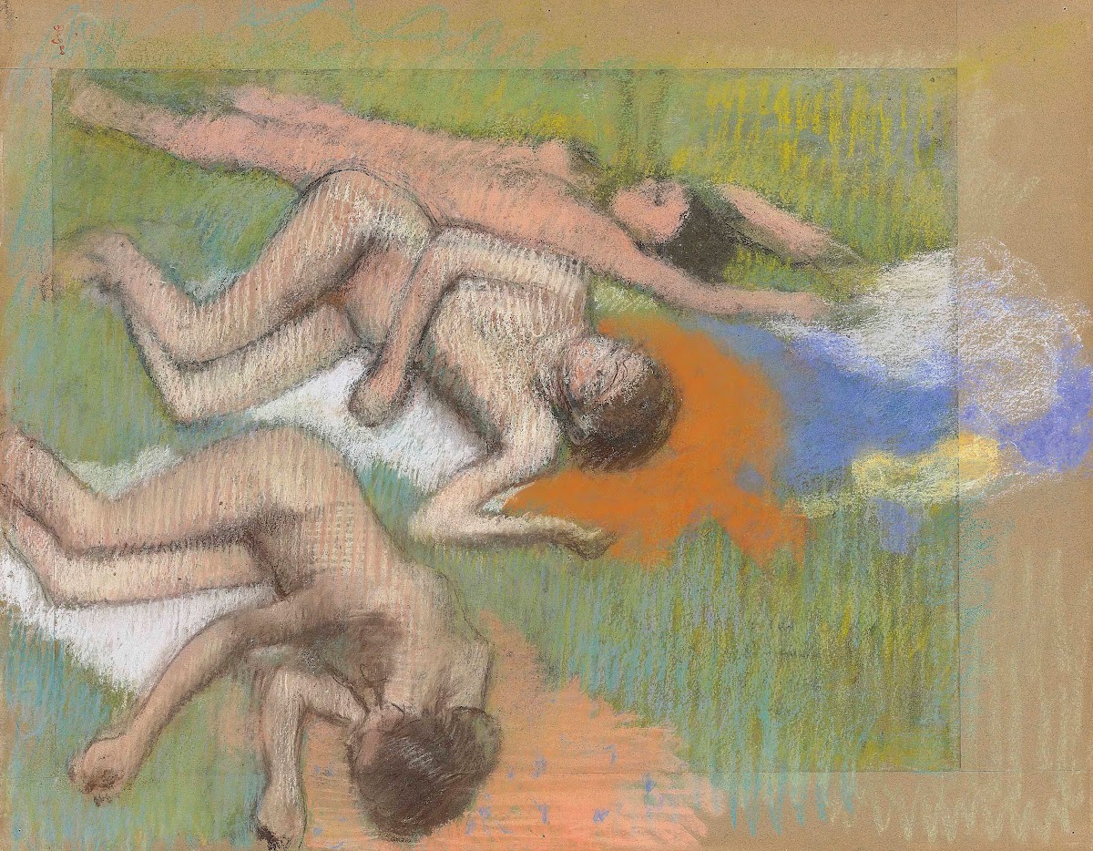 Après le bain trois femmes nues circa 1890 1895