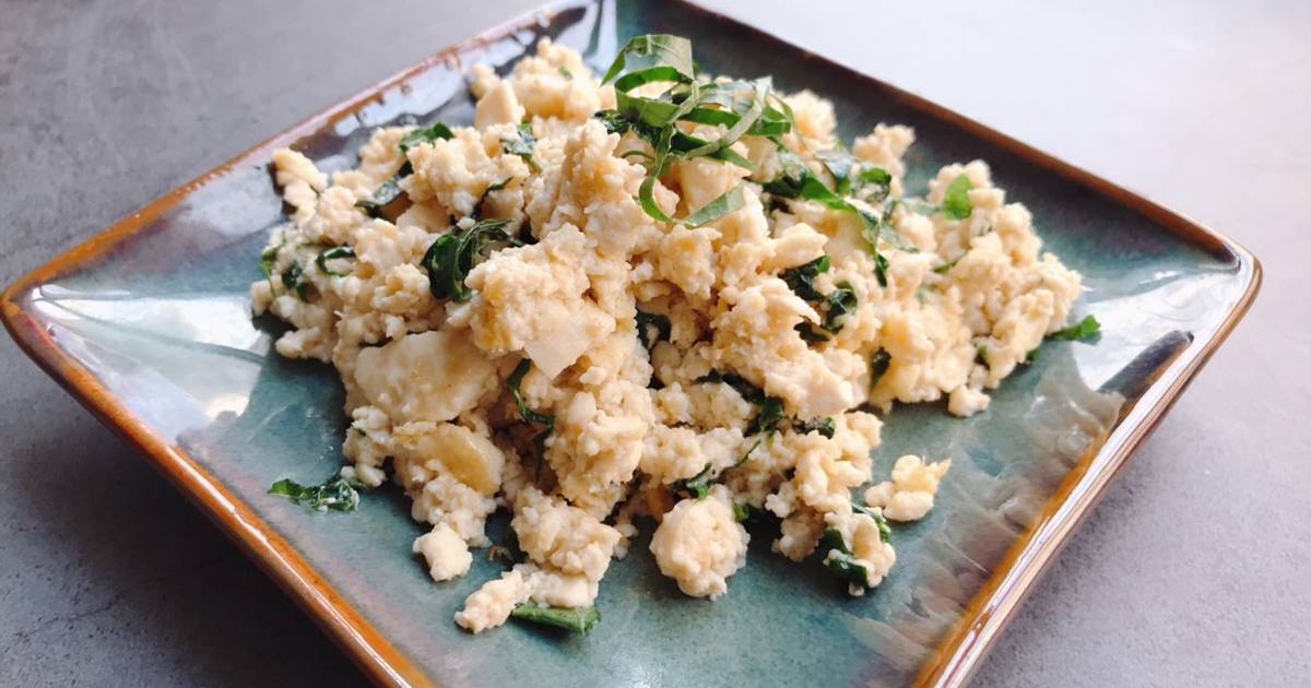 Đậu phụ xào lá lốt