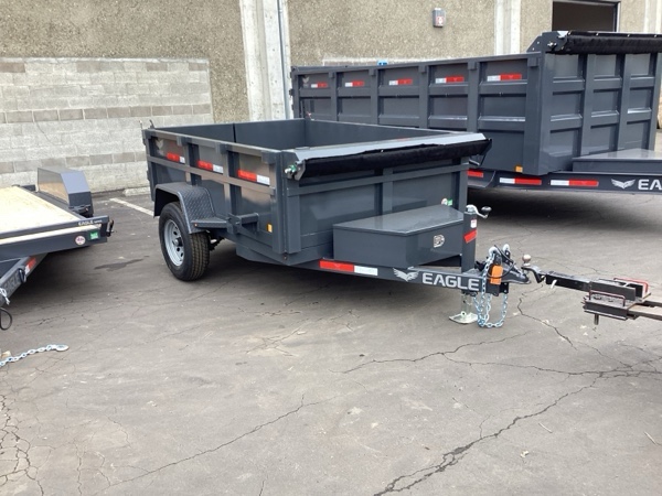 6' x 8' x 24" Eagle Dump Trailer Single Axle 5.2K