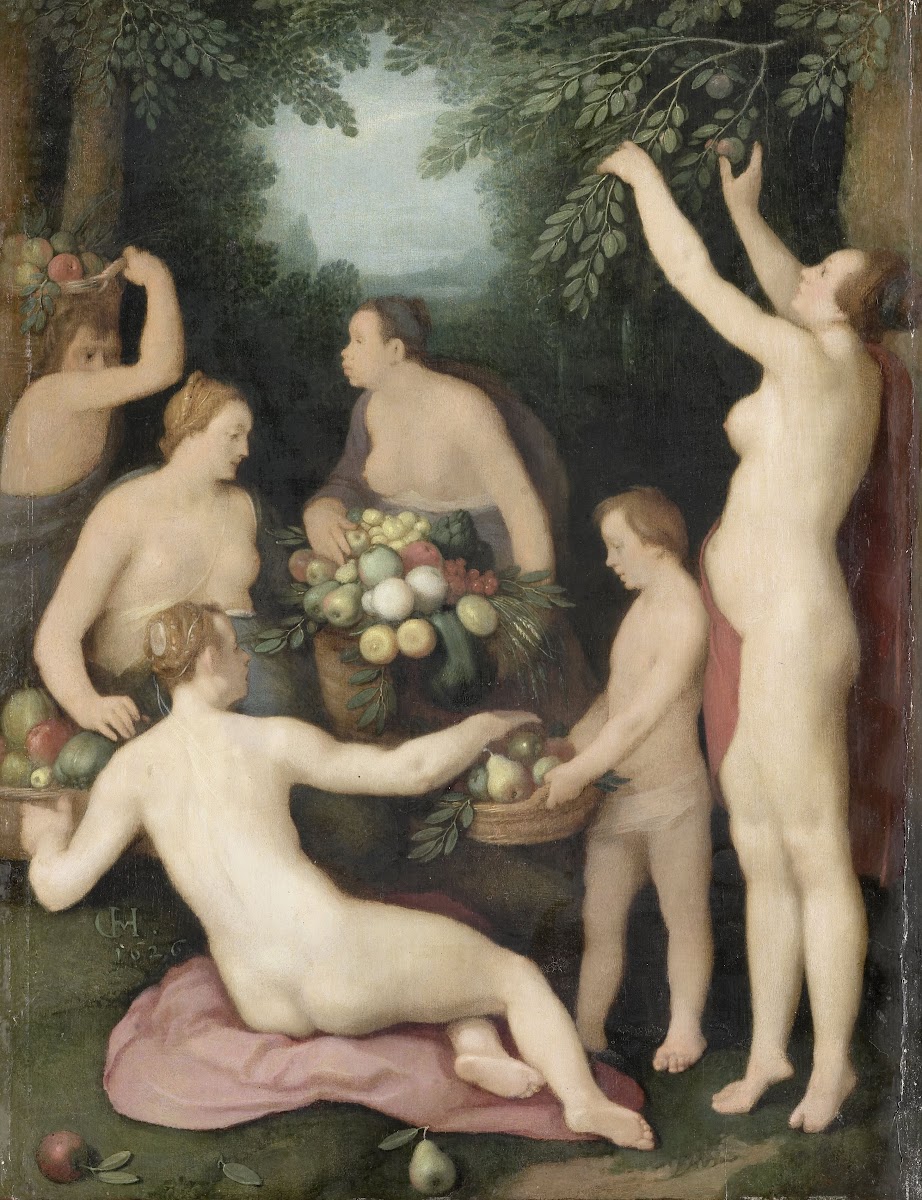 Pomona Receiving the Harvest of Fruit 1626