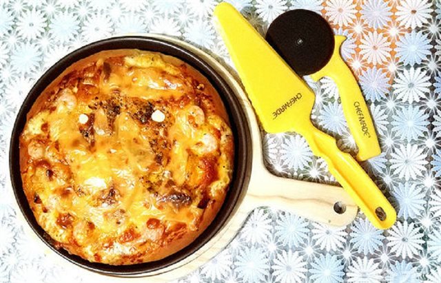 Pizza Tôm Tại Nhà Hấp Dẫn