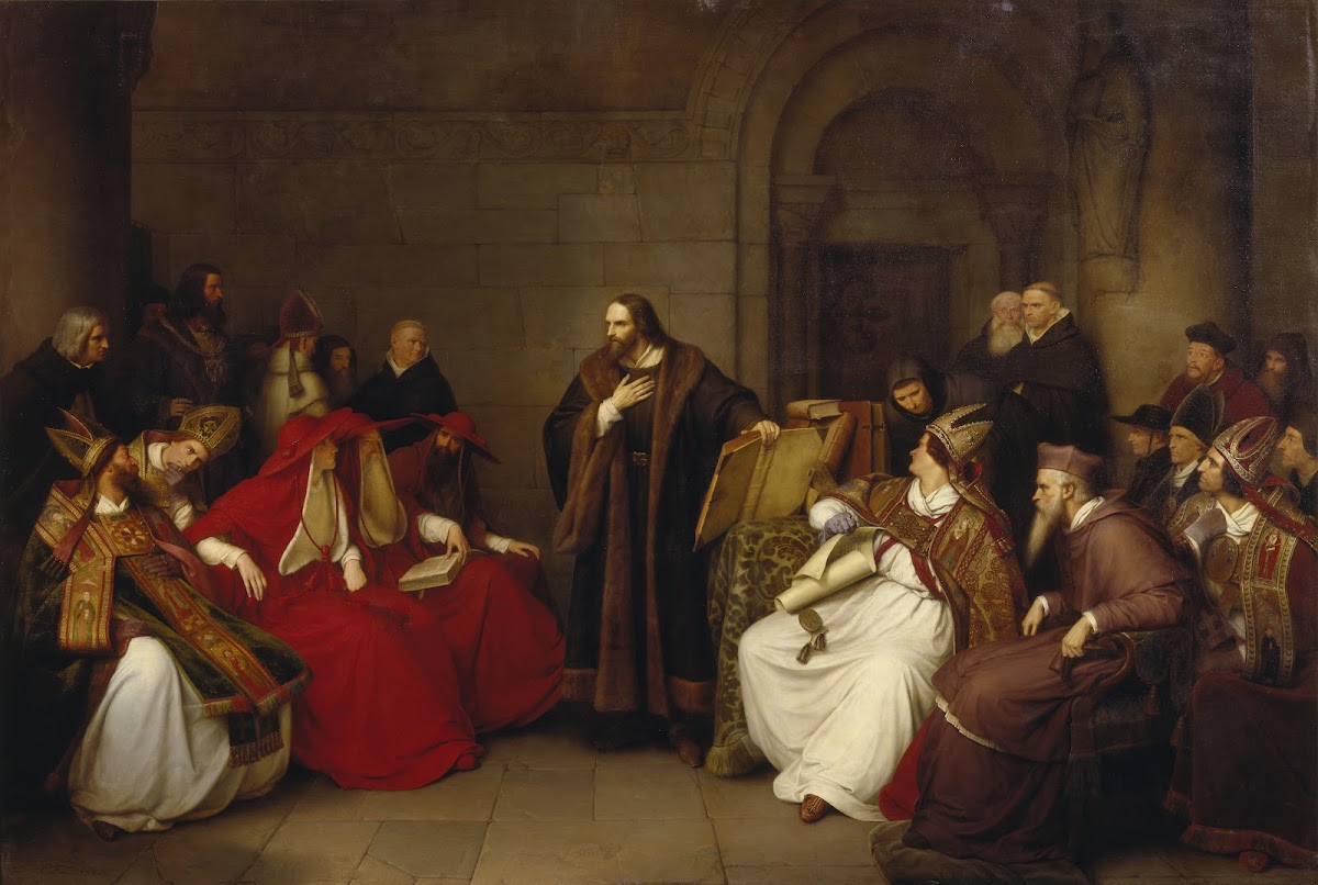 Jan Hus at Constance 1842