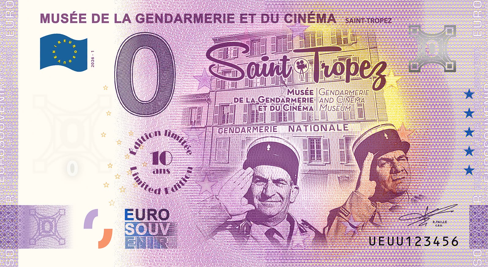 Billet 0€ MUSÉE DE LA GENDARMERIE ET DU CINÉMA