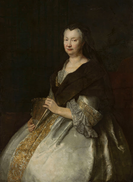 Portrait of Sophia Hedwig von Tettau 16621733 circa 1730