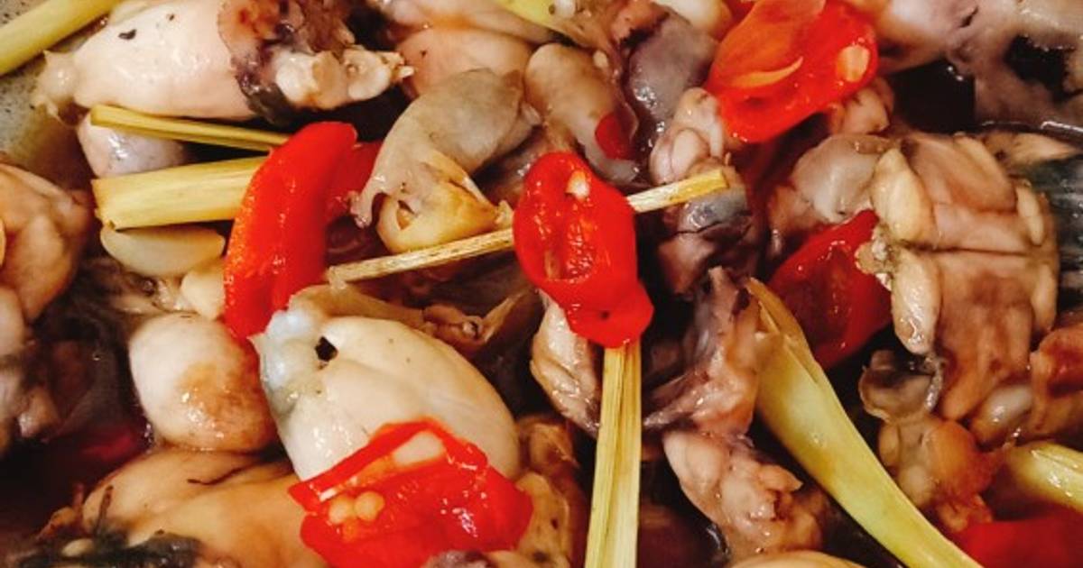 Ếch xào mặn