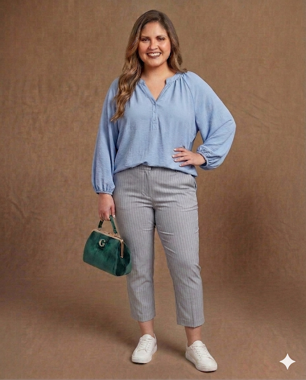 Blusón Baby Blue