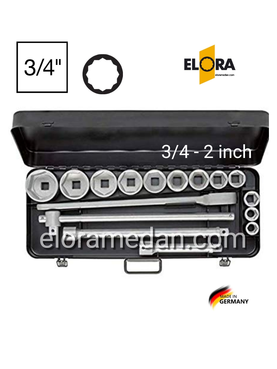 socket sets 3/4