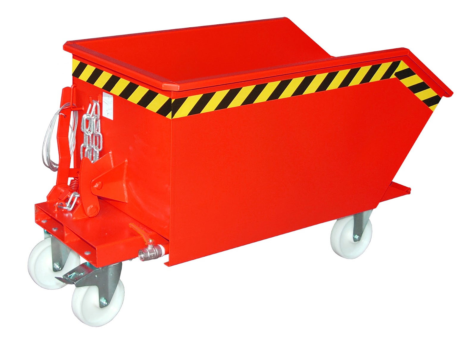 Spaander-kiepcontainer SGU 30, gelakt, Vuurrood
